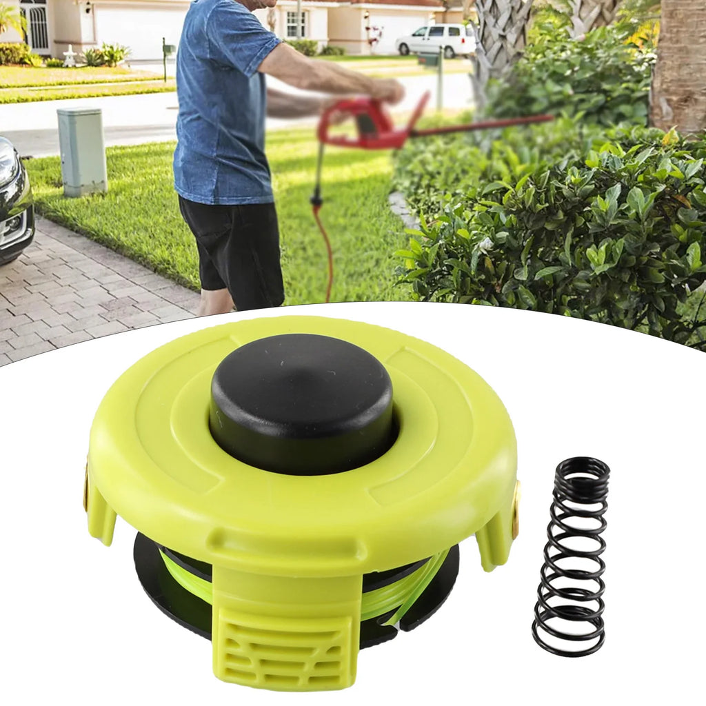 String Trimmer Spool Line With Cover Spring Sets For RAC118 1.2 Mm Spool RLT3525S Trimmer Lawn Mower Replacement Part Power Tool Qme Default Title