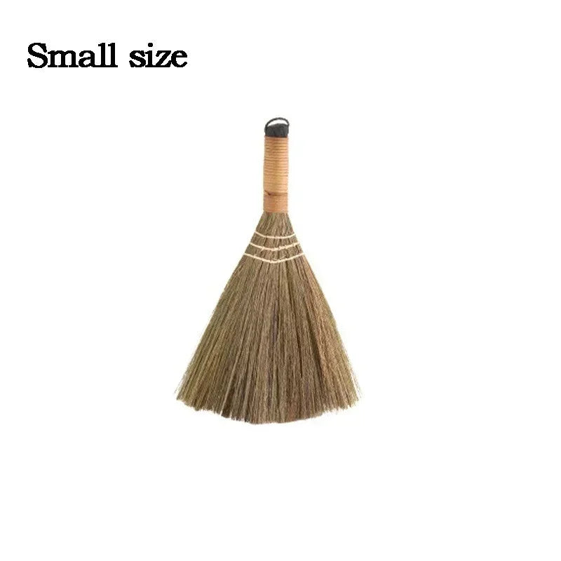 Broom Natural Wood Floor Sweeping Hair Fur Household Cleaning Tool Qme S