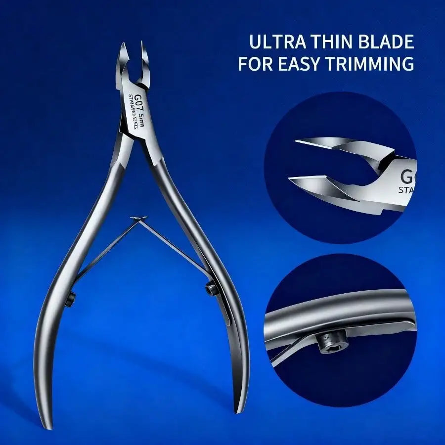 Professional Stainless Steel Cuticle Scissors Hypoallergenic Qme