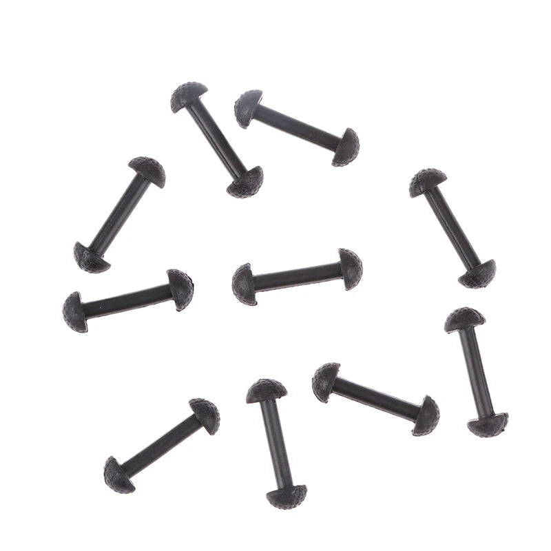 10X for Motu Leg Band Vintage Figures Replacement Connectors Clip Black Rubber Leg Band Replacement Connectors Qme