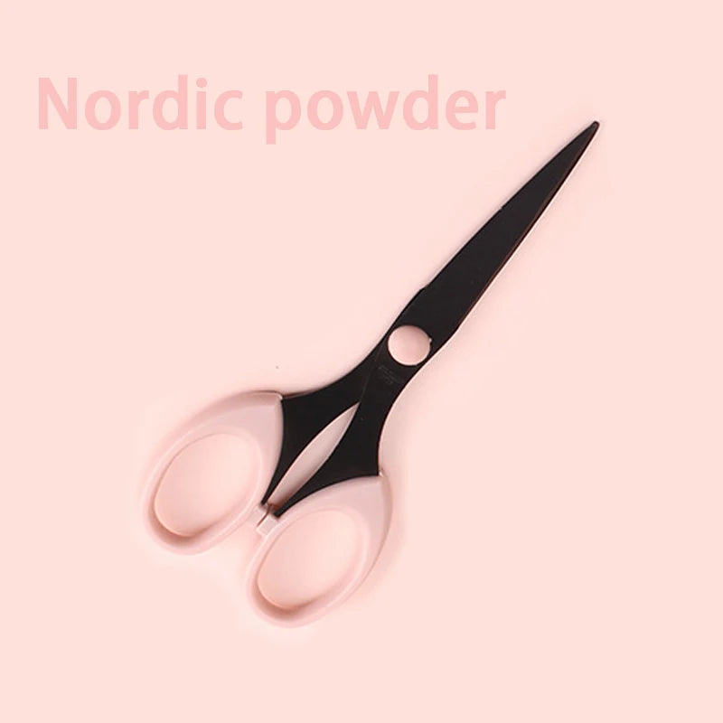1 pc/set Stainless Steel Ultra Sharp Blades and Comfort Grip Handles Scissors - For Office, Home, School, Sewing, And Crafts Qme pink