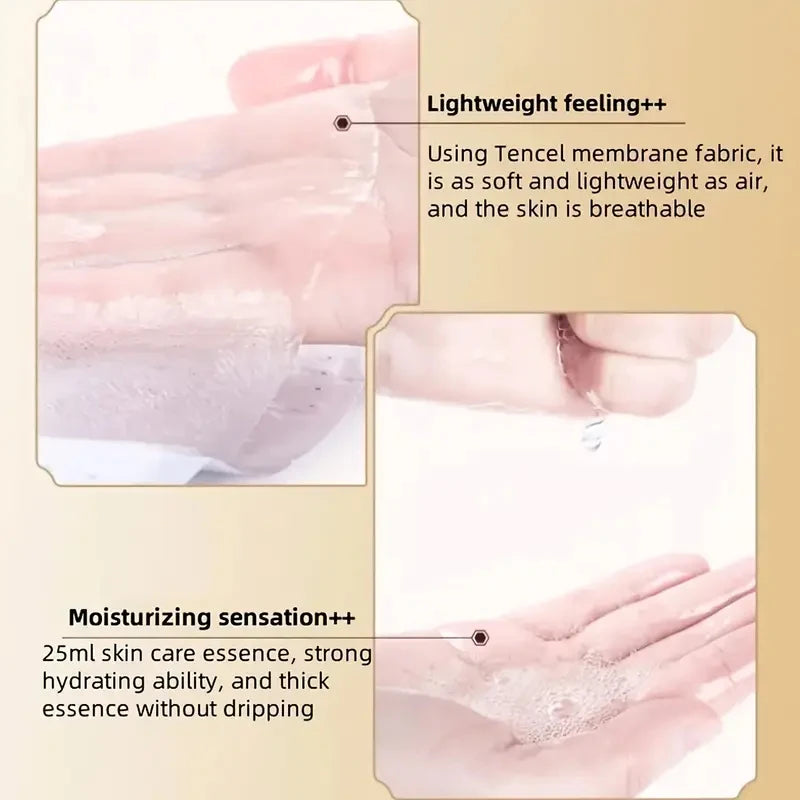 5-piece Soothing Moisturizing Facial Mask Which Moist Comfortable Qme