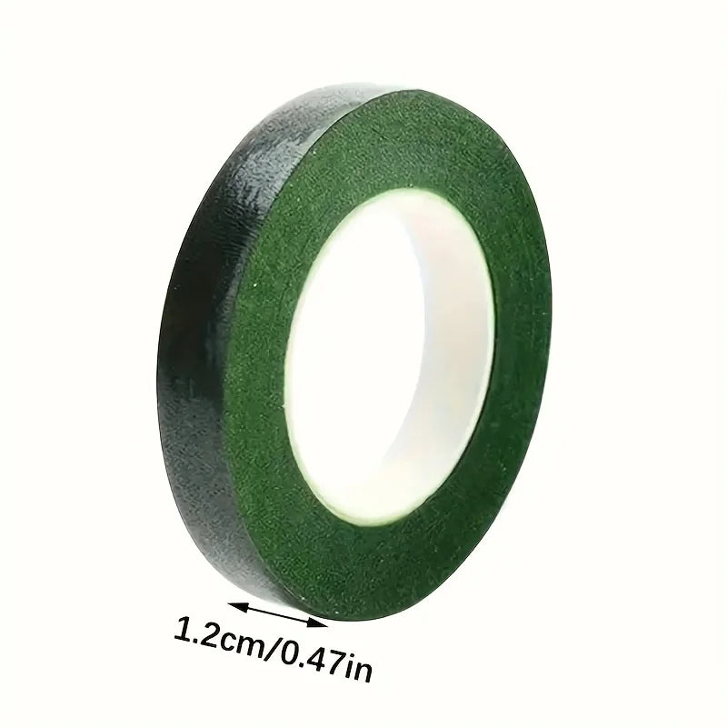 1/10Rolls Green Bouquet Floral Tapes Self-adhesive Stamen Wrapping Paper Tape DIY Flowers Decor for Florist Wedding Party Props Qme 1pc