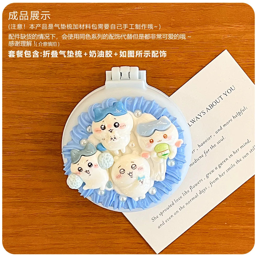 Hello Kitty Kuromi DIY Cream-colored Air-cushion Comb Materials Qme 26