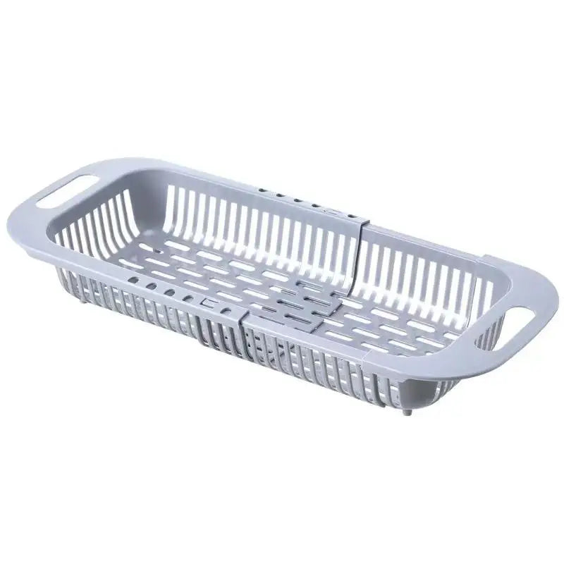CC11 Retractable Sink Drain Rack Plastic Dish Chopsticks Household Qme A2