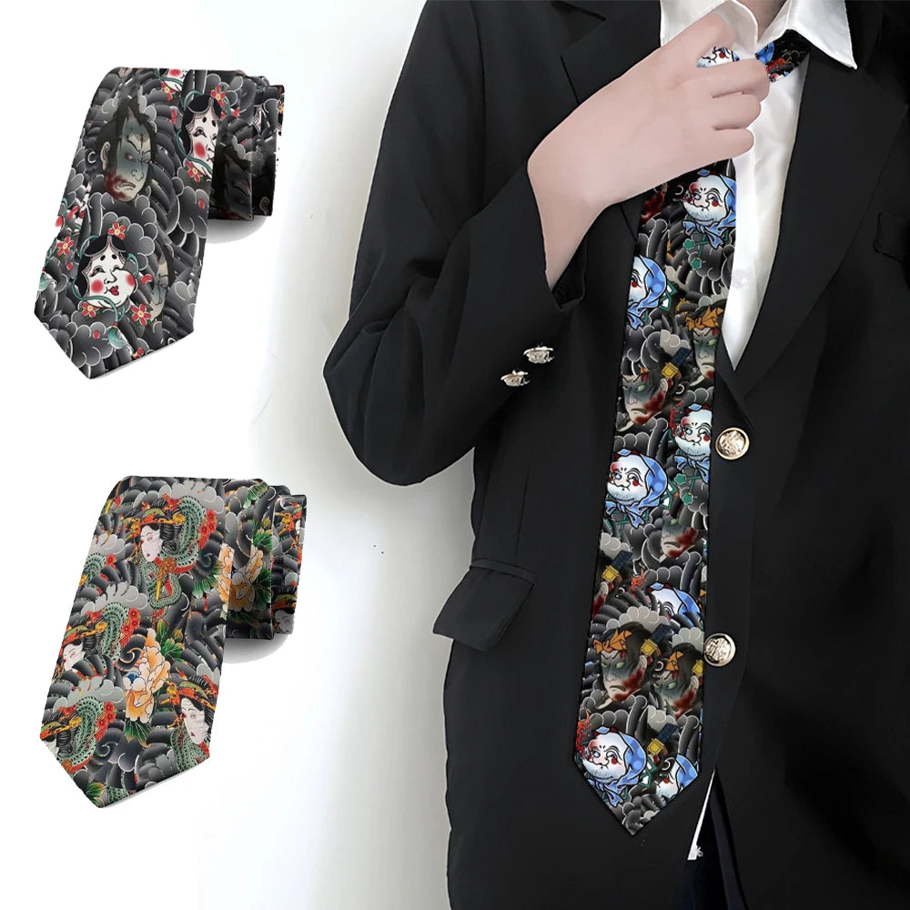 3d Printing Harajuku Fashion Unisex Tie Personality Interesting Qme