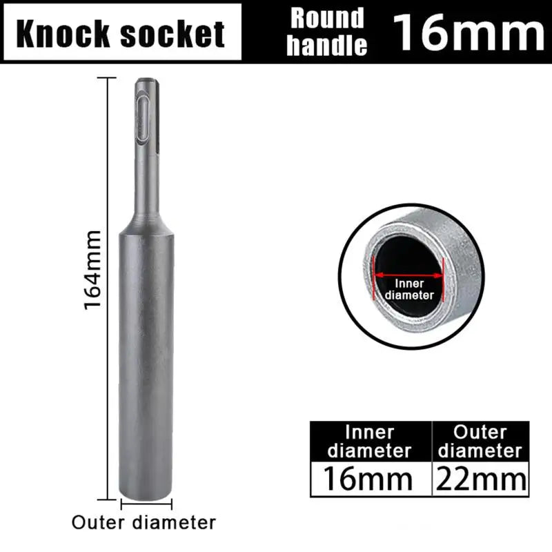 Ground Rod Driver Earth 8 10 12 16 Heavy Duty Durable Hardened Steel Qme 16mm