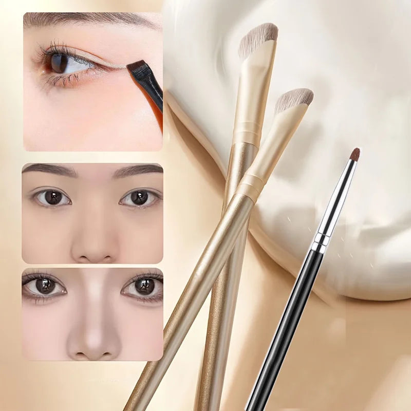 Sickle Shape Nose Shadow Brush Set,Soft Synthetic Bristles Angled Contour Brush For Nose Highlight & Shading,for Beginners Qme