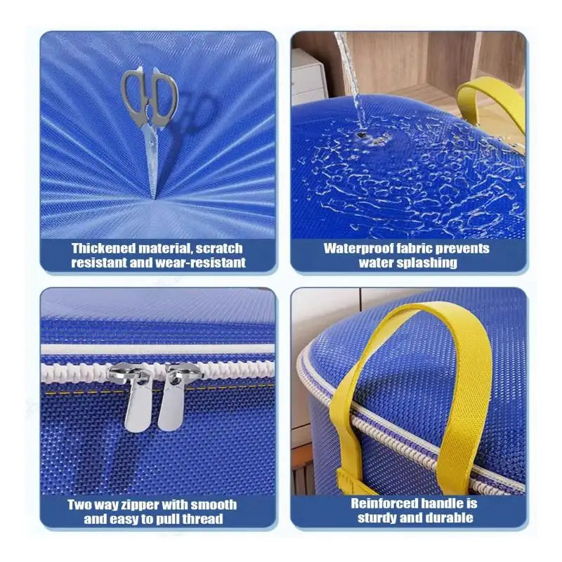 Sturdy Extra-large Storage Bag Heavy-duty Waterproof Easy Moving Qme