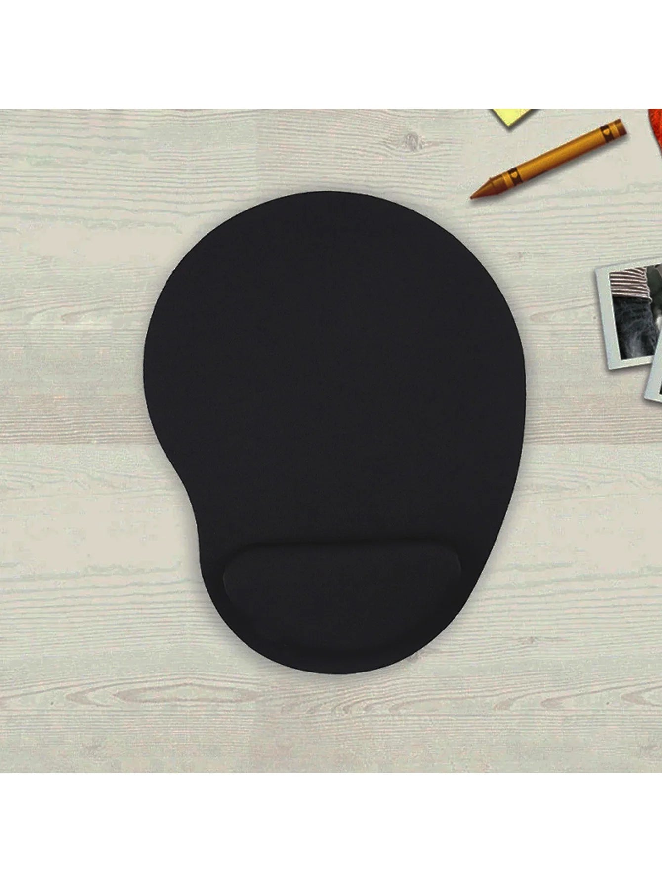 Eva Wrist Rest Mouse Pad Laptop Soft Comfortable Support Solid Qme black