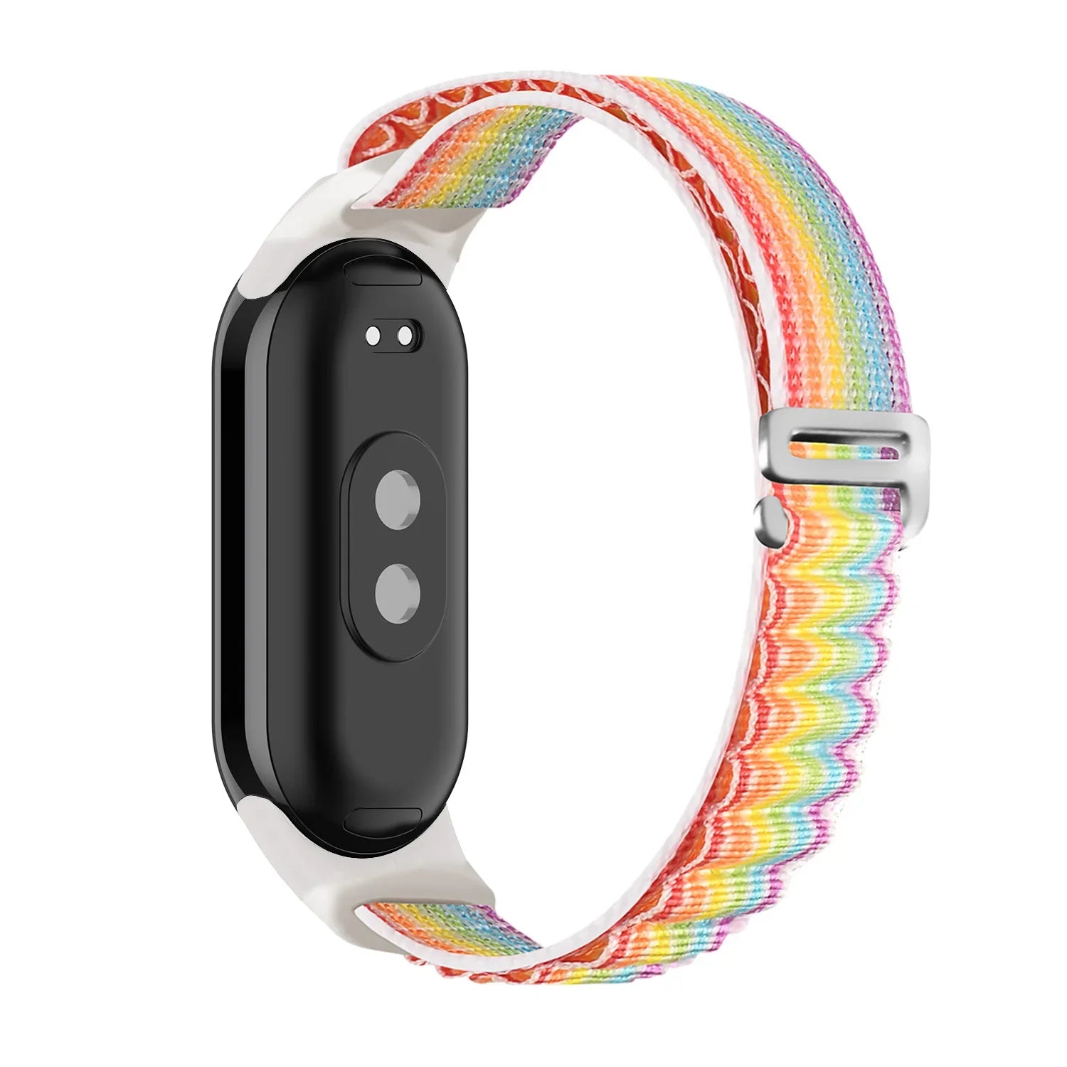 Adjustable Alpine Loop Strap for Xiaomi Mi Band 8 Breathable Elastic Soft Stretchy Wristband Compatible with Mi Band 8 NFC Qme Colorful for Mi Band 8