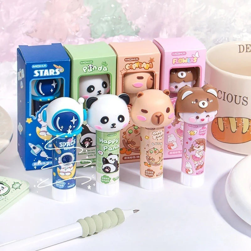 Kawaii Cartoon Capybara Solid Glue Strong Adhesives Stick Cute Qme