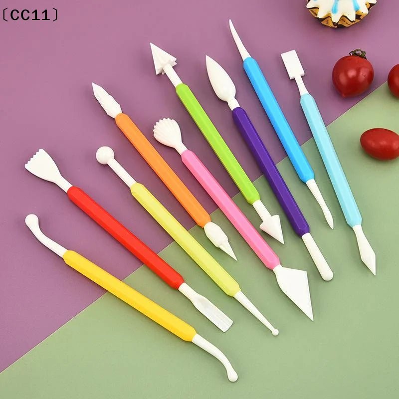 Lay Soft Pottery Children DIY Embossing Tool Creative Cake Fondant Qme