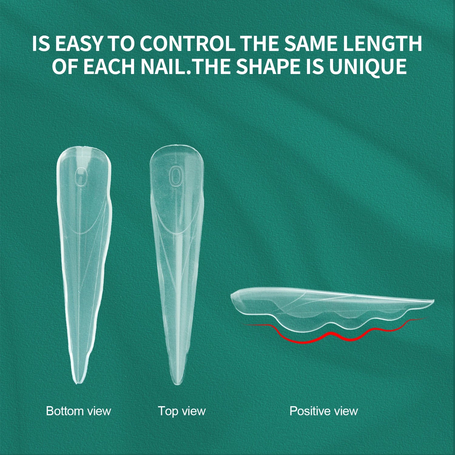 Nailpop Butterfly Nail Dual Forms 15 Sizes Reusable French Extension Qme