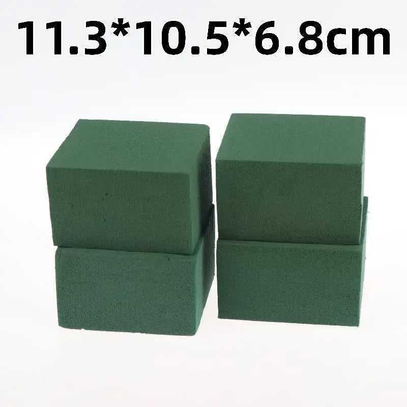 4Pcs Wet Floral Foam Blocks For Fresh And Artificial Flowers Home Wedding Party Holiday Decorations Qme 113x105x68cm 4pcs