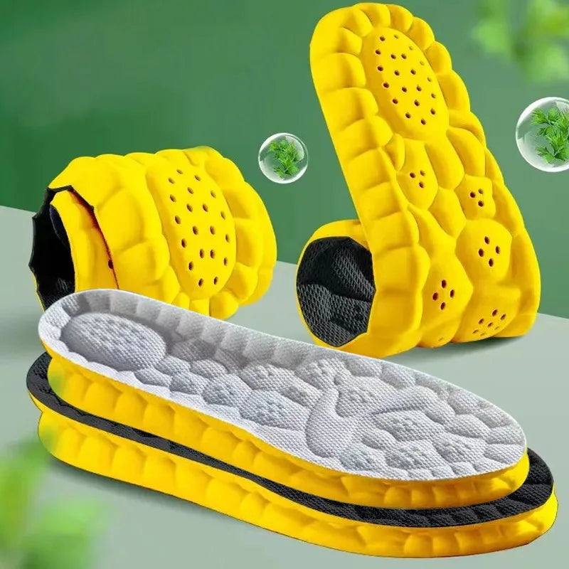 Soft Shoe Pads Support Shock Absorption Cushion Work Comfort Orthotic Insoles for Men Women Heavy Duty Support Pain Relief Qme
