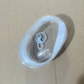 Transparent Data Cable Storage Bag Travel Outdoor Use Digital Qme white
