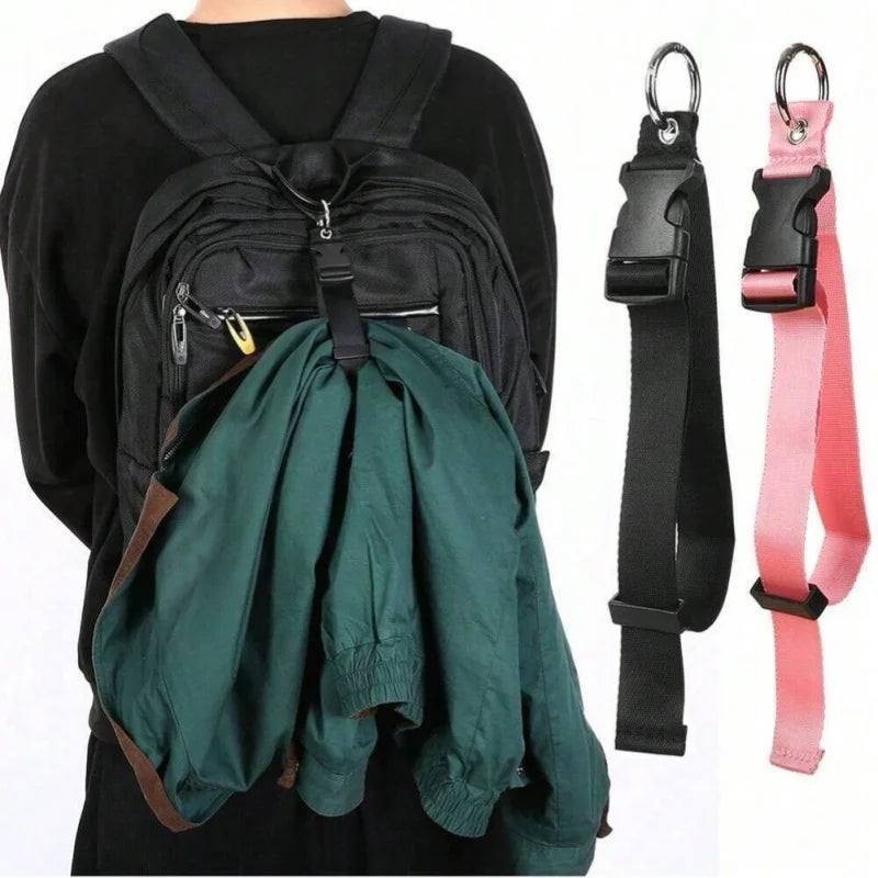 Backpack External Strap Travel Luggage Fixed Portable Release Buckle Qme