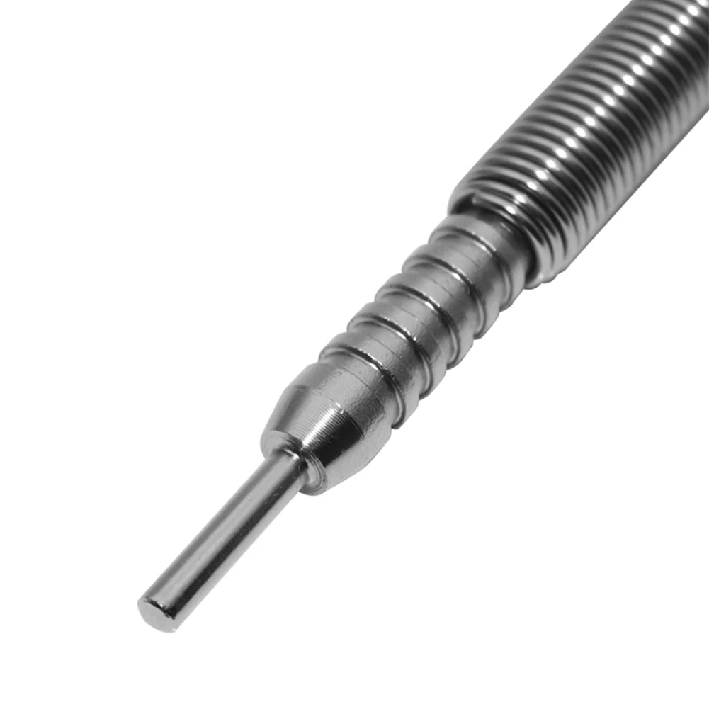 1/2Pcs Spring Tool Hammerless Nail Set Double Head 1/16&3/32inch Center Pin Punch Door Pin Removal Tool Wood Press Dent Marker Qme