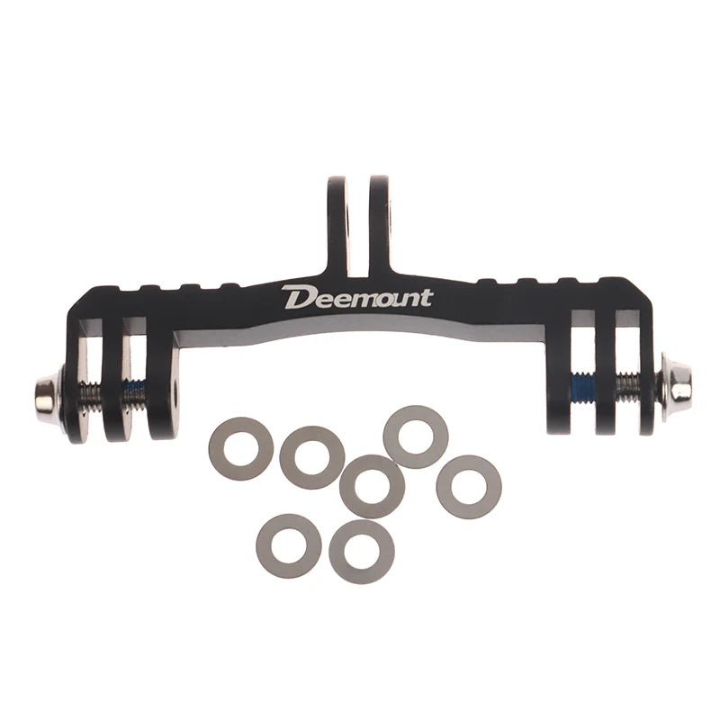 Bicycle Computer Holder Camera Dual Twin Mount Bracket Aluminum Alloy Qme
