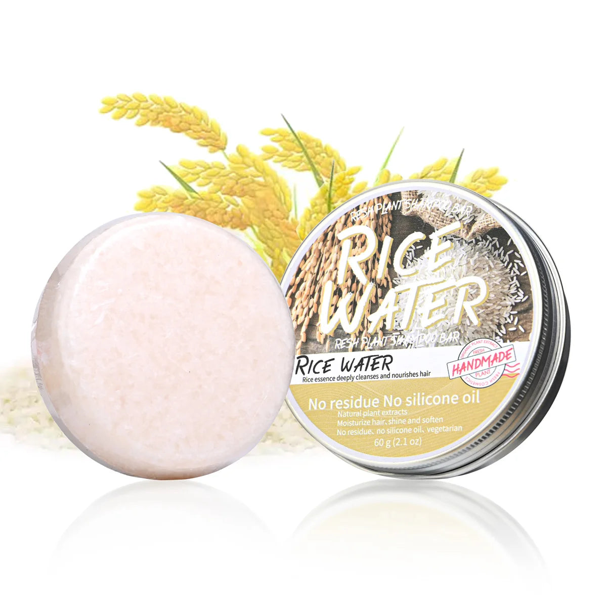 Solid Rice Water Wash Hair Soap Essence Oil Control Anti Dandruff Qme Default Title