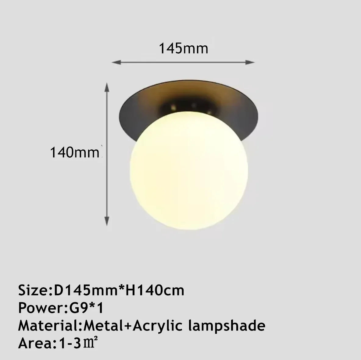 Nordic Modern Ceiling Light Surface Mounted Balcony Tube Light LED Circular Embedded Small Ceiling Hallway Spotlight Home Decor Qme Black