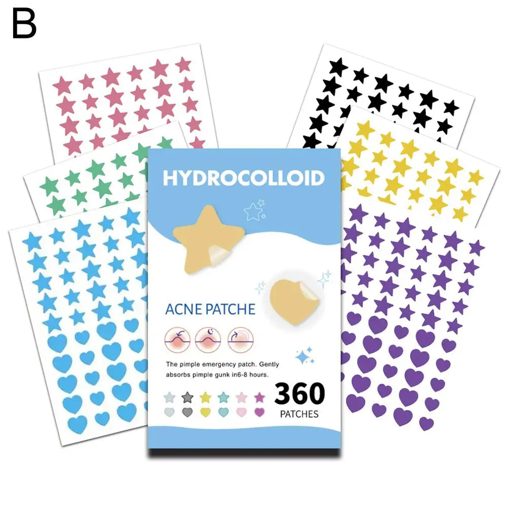 Xingxing Love Mixed 240/360/540 Patches Acne Patch Dispel Acne Patch Acne Clear Acne Patch Invisible Acne Printing Patch Qme B 360 patches CN