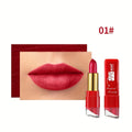 12 Colors Creamy Moisturizing Lipstick Long Lasting Leaning Tower Qme 01