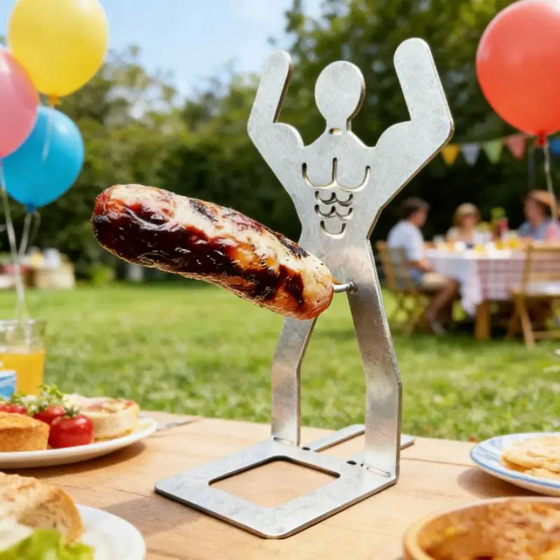 BBQ Outdoor Cooking Funny Birthday Gifts Dog Grill Rack Muscle Man Qme