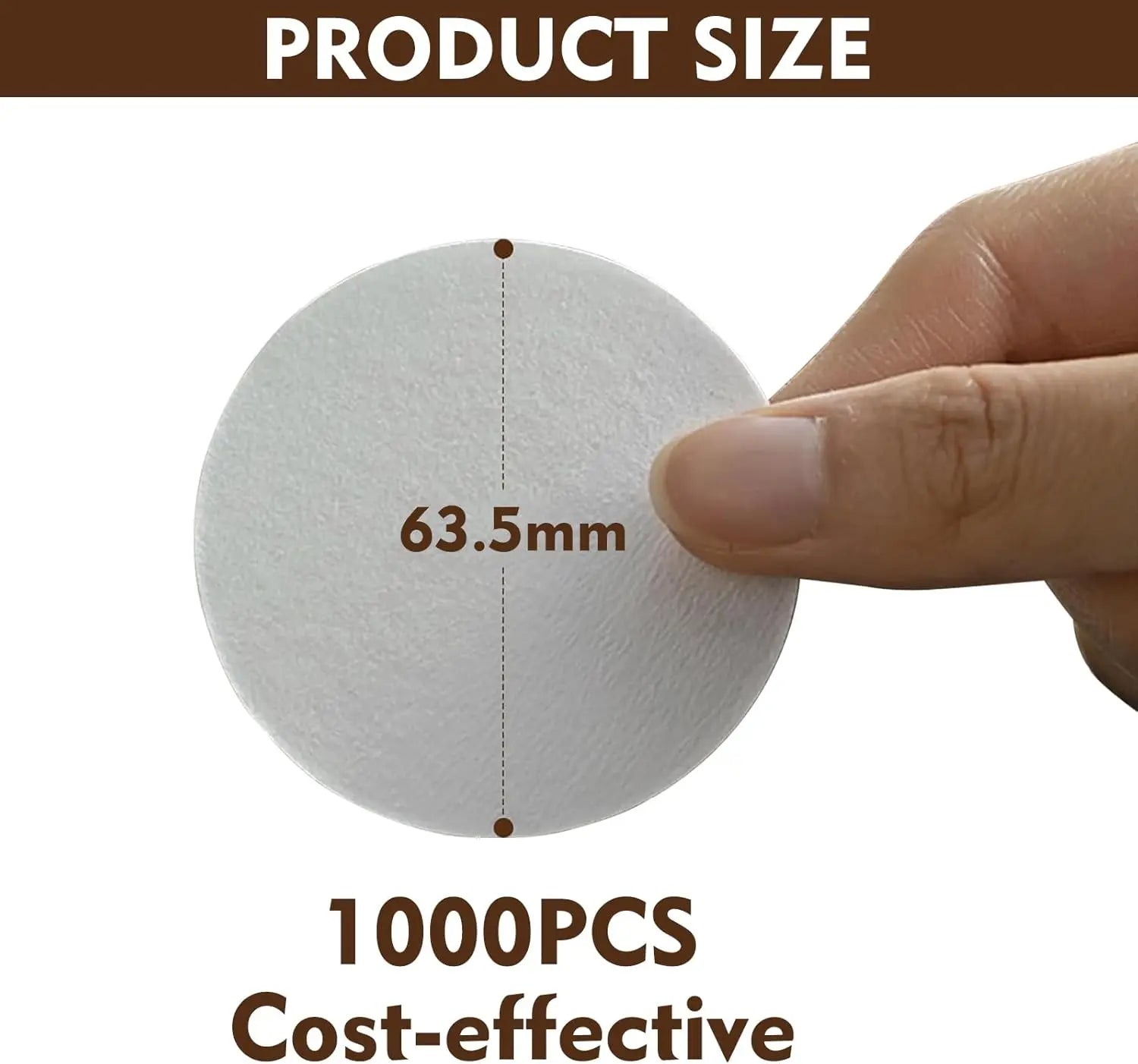 Round Coffee Filters Compatible Aeropress Maker Bialetti Moka Pot Qme