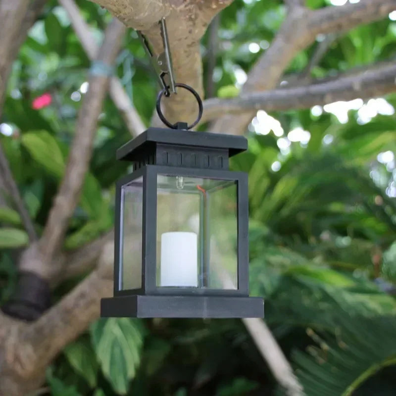 1pcs Garden Decor Outdoor Solar Lights Retro Palace Lantern Lights Hanging Candle Lamps Landscape Lighting Floor Lights Qme