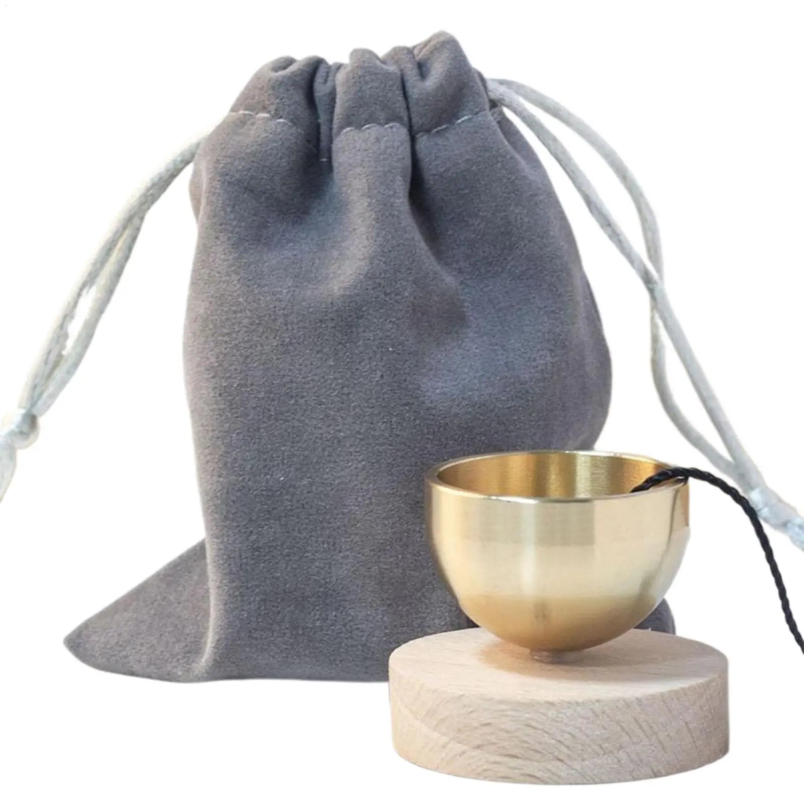 Singing Bowl Brass Spiritual Chimes Stress Relief Singing Bowl Set for Beginners Women Relaxation Yoga Chanting Mindfulness Qme