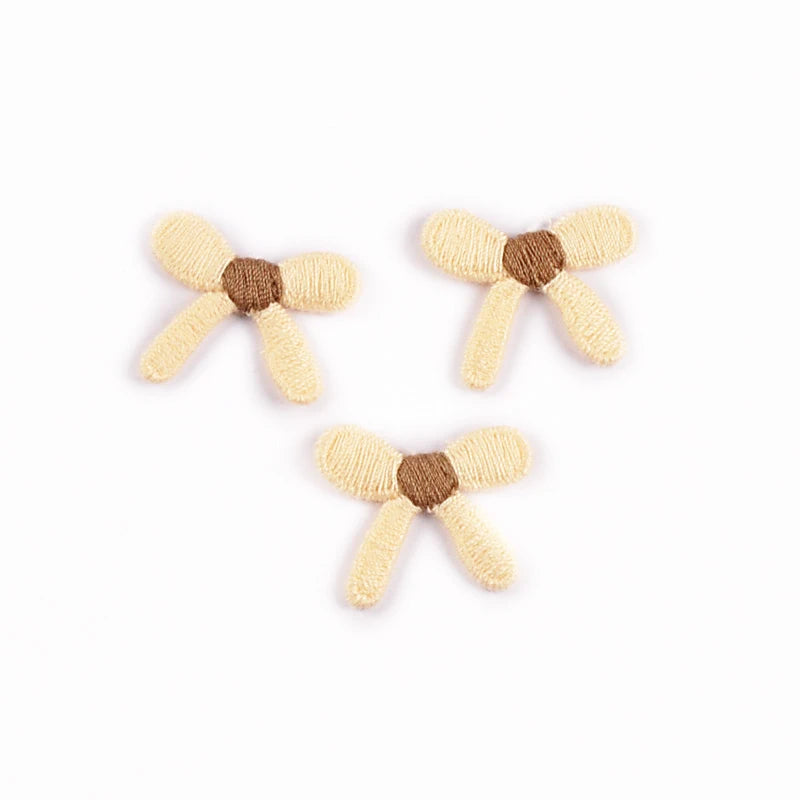 20pcs 16-35mm Mix Bow Shape Personality Appliques For Clothing Bag Decoration DIY Sewing Accessory Patch Without Gum cp4185 Qme 20pcs 2.6x2.2cm