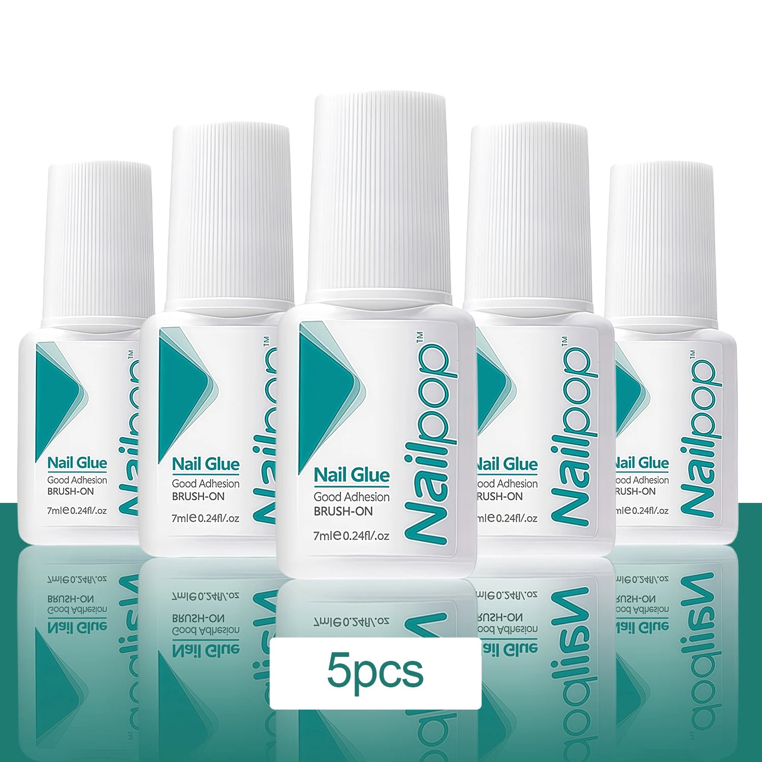 Nailpop Nail Glue 2 Strong Adhesive Fast Drying Long Lasting Qme nail glue 5pcs