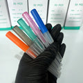 Box Of 50PCS Piercing Needles Surgical Steel Disposable Body Piercing Needles Sterilized Permanent Makeup Tattoo Needle Qme Orange 14G 50PCS