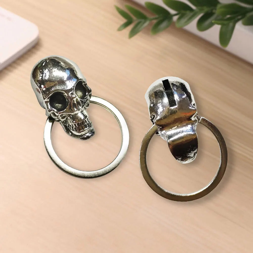 Universal Modified Key Cover Decorative Key Accessory Demon Skull Key Pendant for Most Motorcycles Halloween Party Favors Qme