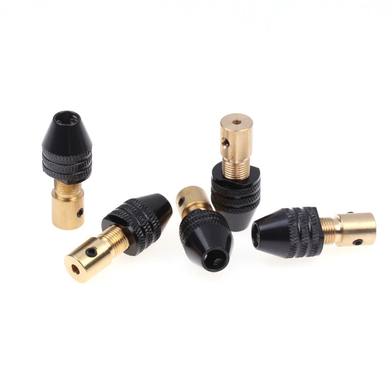 Universal Small Electronic Drill Bit Collet Mini Chuck Tool Set Fixture Clamp Micro Electric Drill Chuck 0.3-3.4mm Qme