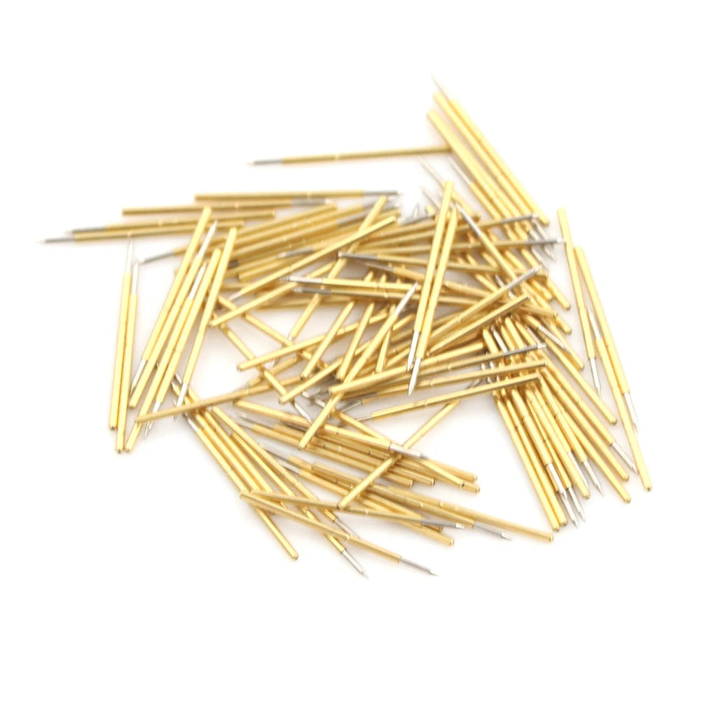 New Fine 100x P50-B1 Dia 0.68mm Length 16mm 75g Spring Pressure Test Probe Pogo Pin Qme