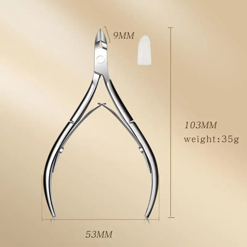 Durable Stainless Steel Cuticle Nipper Manicure Pedicure Clippers Qme A7