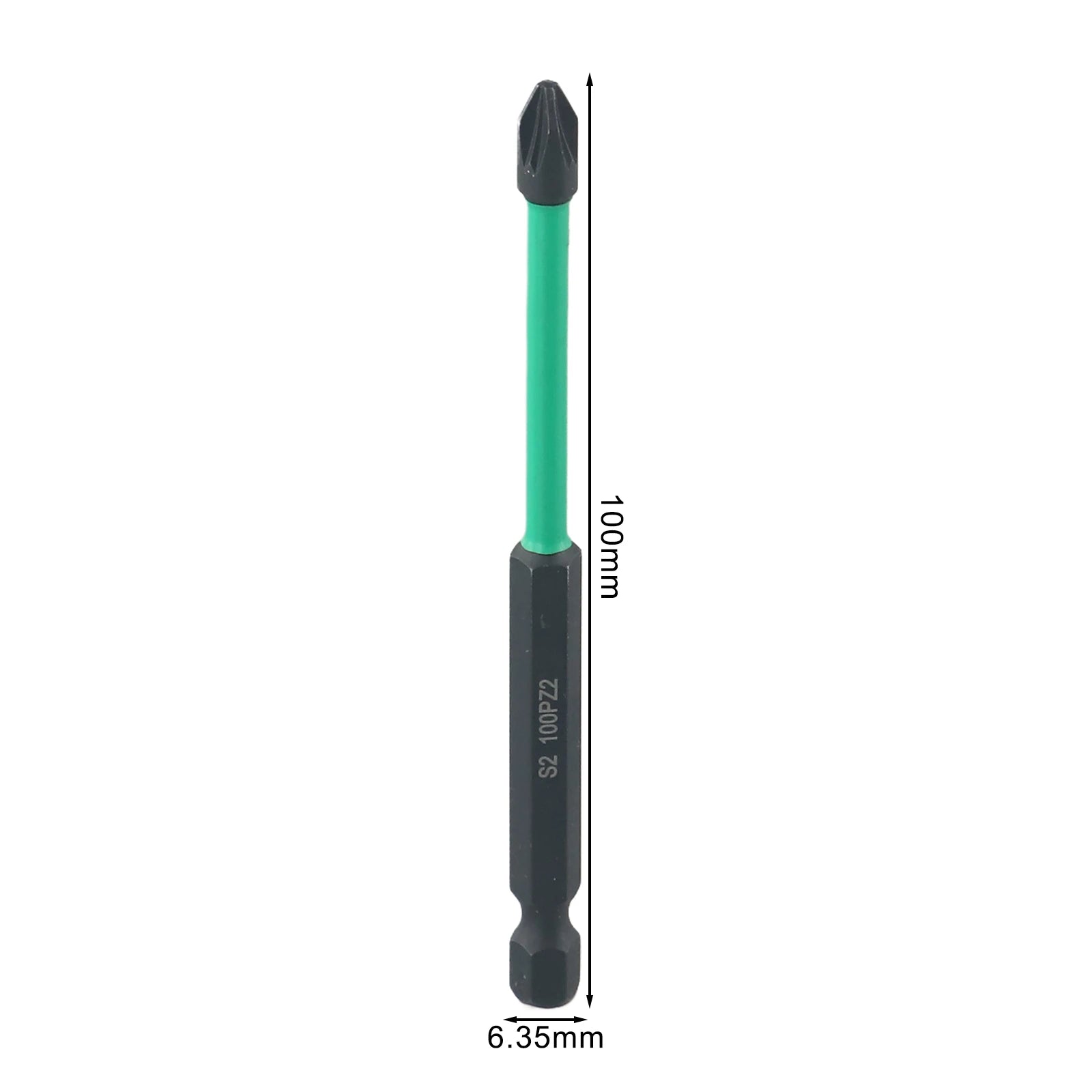 25-150mm For PZ2 Driver Bits Heavy Duty Long For Pozidriv Hex Screwdriver Bit Qme 100mm