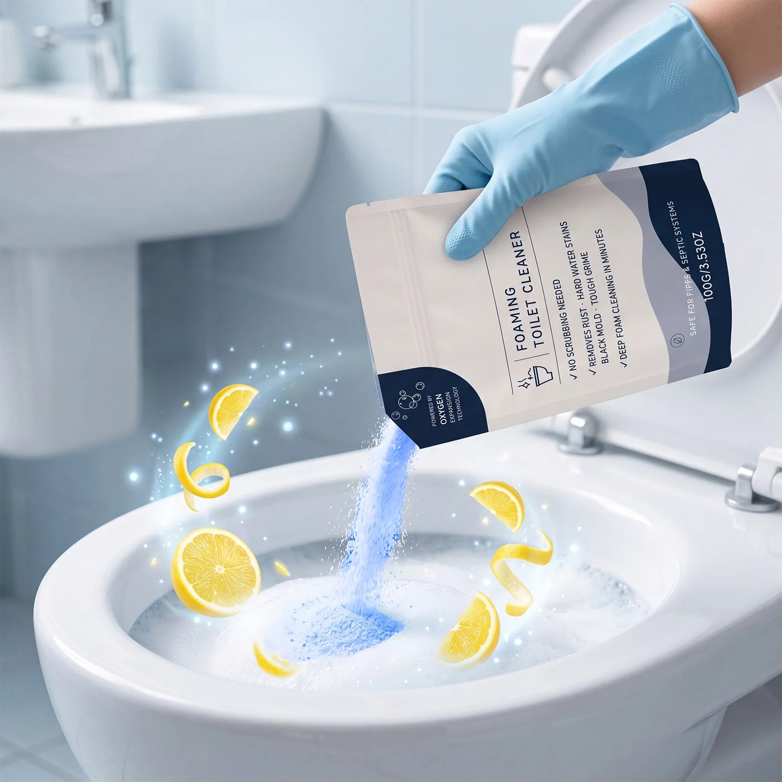 Powerful Toilet Cleaner Urine Stain Odor Removal Bubble Bathroom Deodorizer Yellow Dirt Cleaning Tool Toilet Descaling Liquid Qme