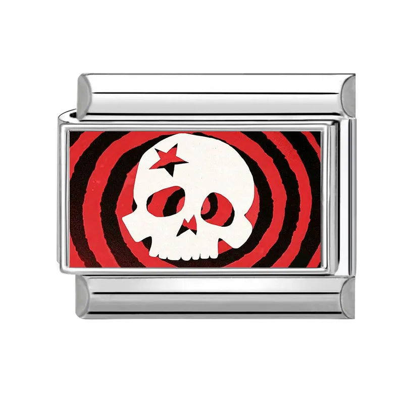 2026 Women Men Colored Star Ghost Cats Halloween Charms Italian Links Fit 9mm Bracelet Stainless Steel DIY Making Jewelry Gift Qme S 32