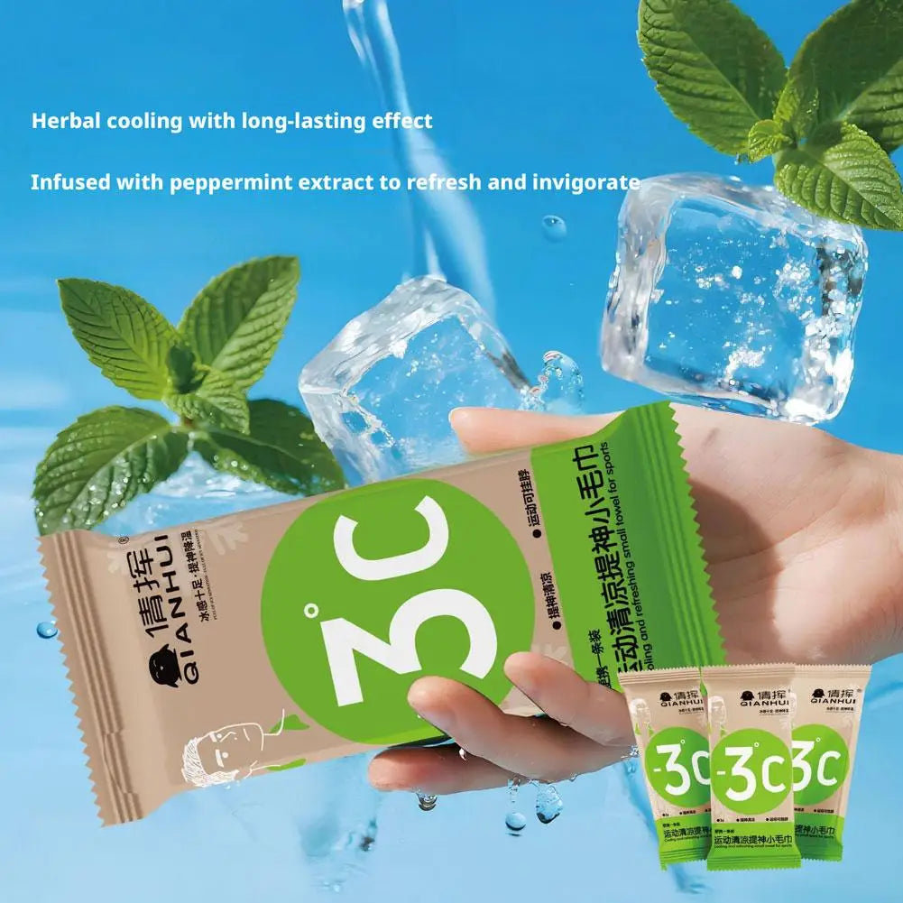 Cooling Towel Neck Face Yoga Golf Sport Running Sweat Wipes Qme