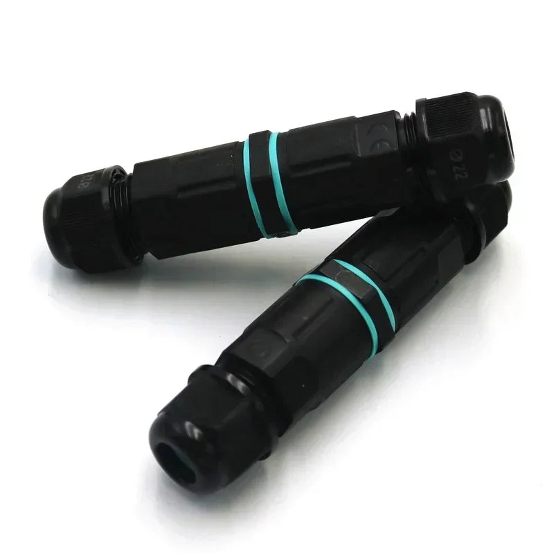 ‌4-6.5mm Waterproof Wire Connector - 3/4 Pin Junction Box, IP67 Rated for Outdoor AC/DC 250V, Copper Core‌ 1pcs Qme
