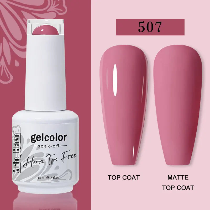 Arte Clavo HEMA TPO Soak Off UV LED Nail Gel Polish 108 Colors