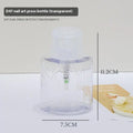 Refillable Lockable Pump Dispenser Empty Press Bottle Nail Cleaner Qme Transparent