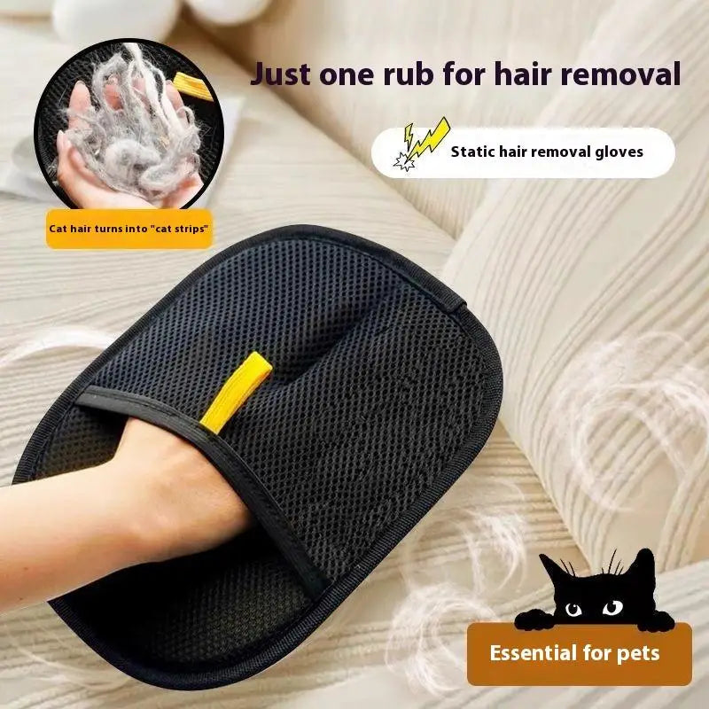 Home Hair Scraper Cat Cleaner Pet Gloves Household Remover Dog Brush Qme Default Title