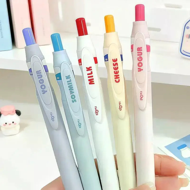 2 Large Capacity Fun Quick-drying Pens Creative Milk Bottle Gel Qme