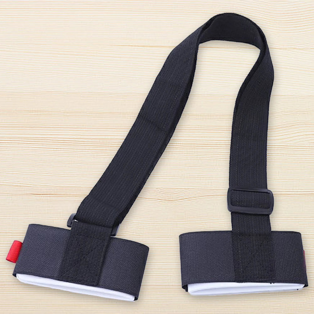 Ski Shoulder Carrier Strap Adjustable Ski Strap & Pole Carrier Portable Ski Holder Straps Skiing Accessories Qme