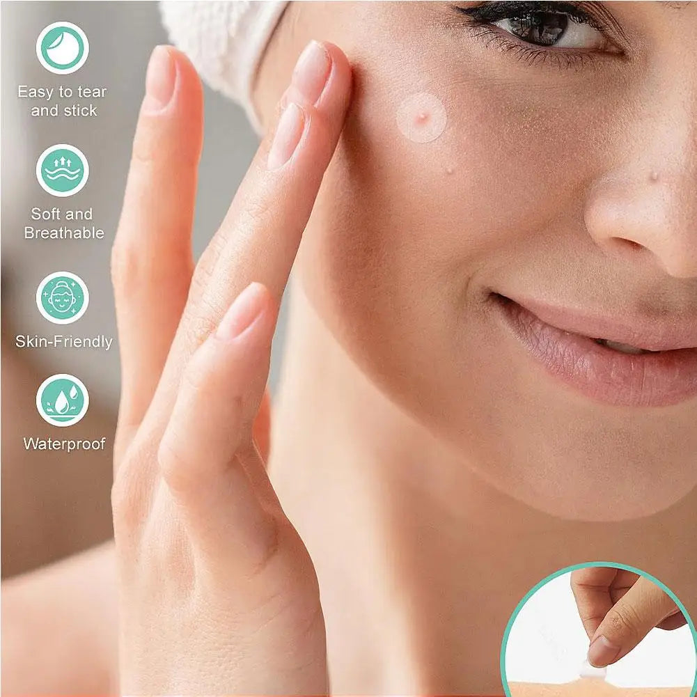 360/600PCS Colorful Star Pimple Patch Acne Concealer Face Spot Beauty Makeup Tool Invisible Acne Removal Skin Care Stickers Qme
